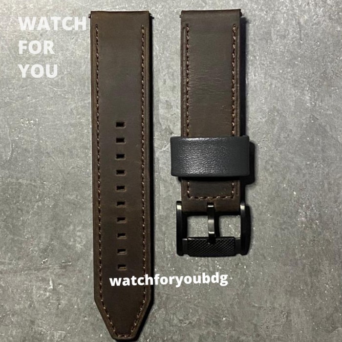 Strap Jam Tangan Fossil Fs4656 Fs4682 Original 22Mm Kulit Leather