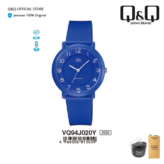 Q&Q Qnq Qq Original Jam Tangan Wanita - Vq94 Vq94J Water Resist