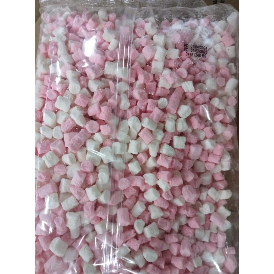 

NEW PRODUK CORNICHE MARSHMALLOW MINI PINK WHITE 1KG - MARSHMELLOW MARSMELLOW !!!!!