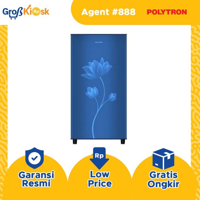 Kulkas 1 Pintu Polytron Prb 159 / Prb-159 R/B