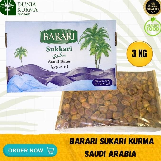 

Kurma Barari Sukkari 3 Kg Saudi Arabia Shop_Fernan