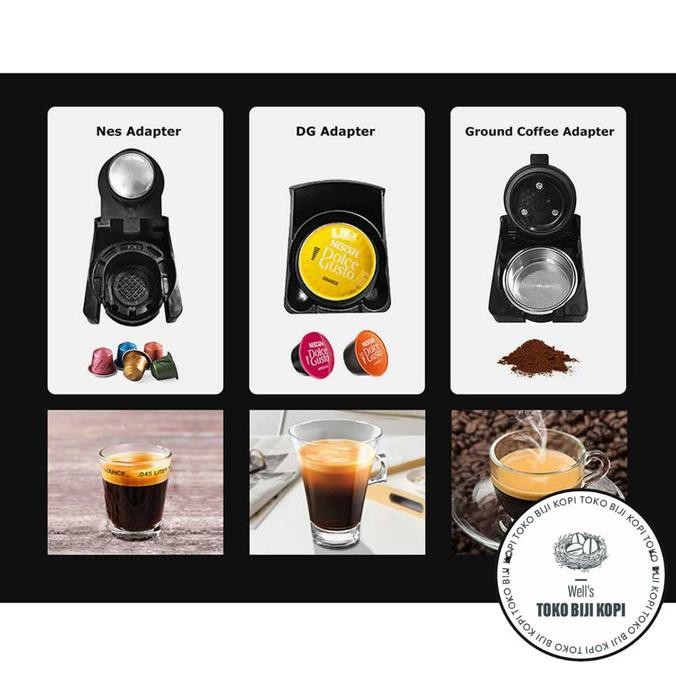 Hibrew Mesin Kopi Kapsul 3 In 1 Nespresso Dolce Gusto St-504 Shop_Marimar