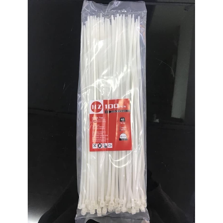 

HZ cable ties 9 x 550 - Putih
