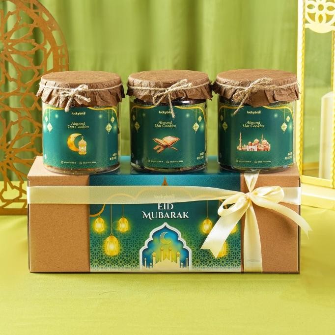 

Hampers Lebaran Idul Fitri / Parcel Lebaran (Ramadhan) - Cookies 3 Jar Original Dan Terpercaya