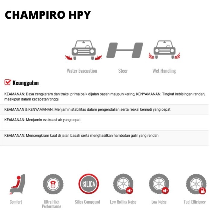 BAN MOBIL GT RADIAL 235/50 R18 CHAMPIRO HPY