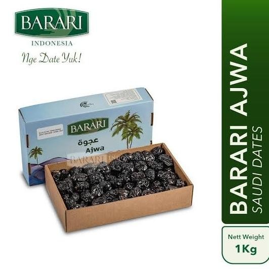 

KURMA AJWA BARARI 1KG AJWA PREMIUM 1 KG ENAK EMPUK