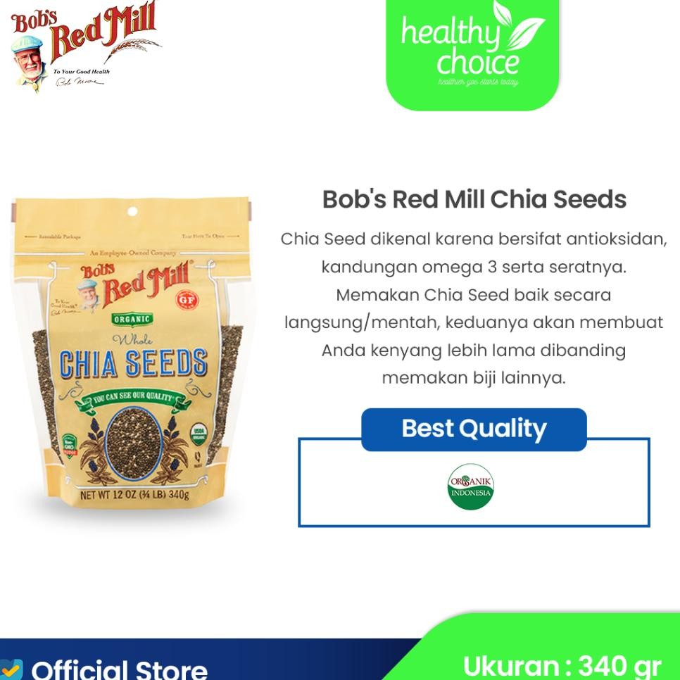 

Bob Red Ll Organic Whole Chia Eed 340 Gr