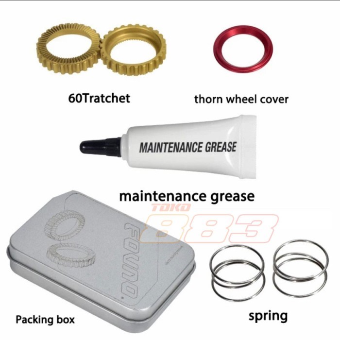 TERBARU Upgrade Star Ratchet kit 60T for hub DT Swiss Star ratchets 60T