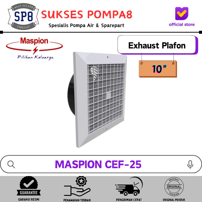 MASPION Exhaust Fan Plafon CEF-25 10" Inch