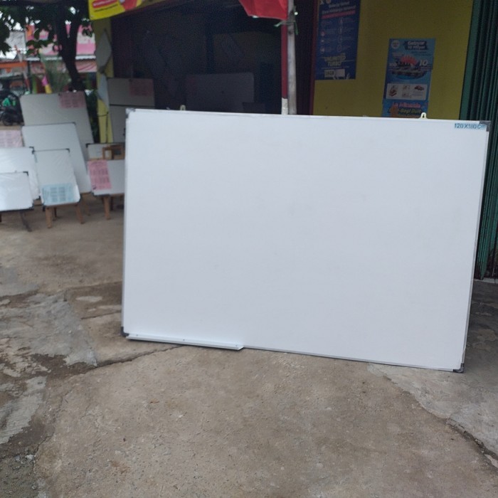 

PAPAN TULIS 120X180CM/WHITE BOARD 120X180 CM NON MAGNETIK