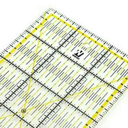 

PENGGARIS JAHIT - QUILTING RULER AC 60 - PENGGARIS POLA JAHIT 15X60 CM