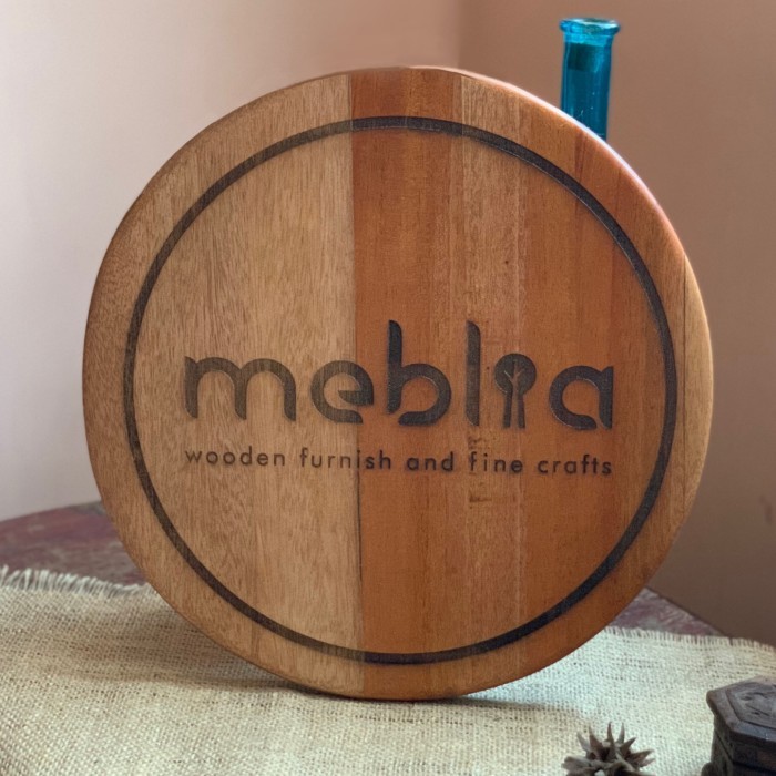 

[ FREE GRAFIR ] ALEYA WOODEN SIGN BOARD PAPAN LOGO PAPAN NAMA KAYU