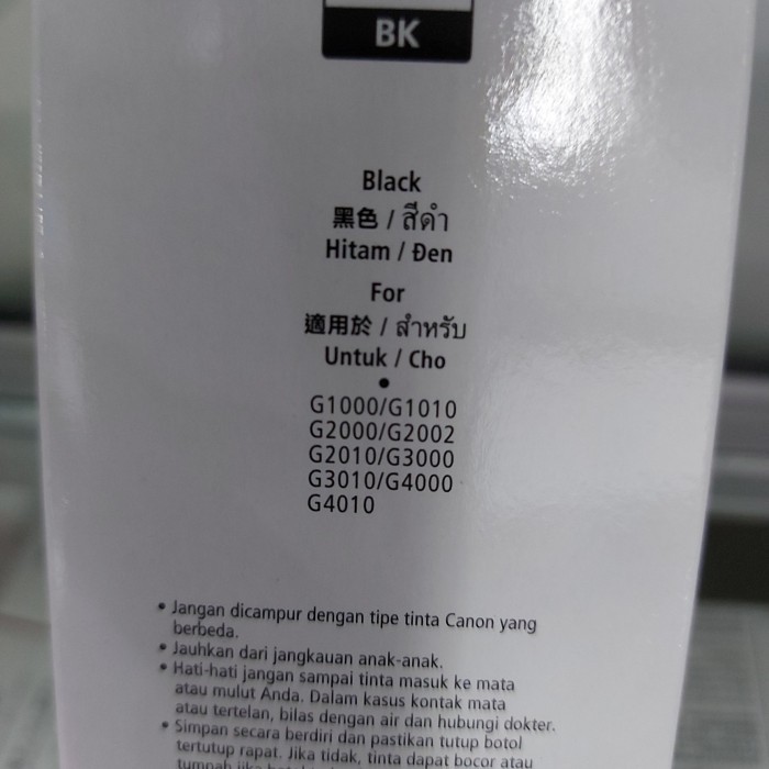 

CANON TINTA BOTOL GI 790 BLACK ( BK ) GI790 B ORIGINAL 100%