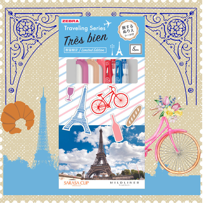 

ZEBRA SARASA MILDLINER TRAVEL SERIES - LIMITED EDITION