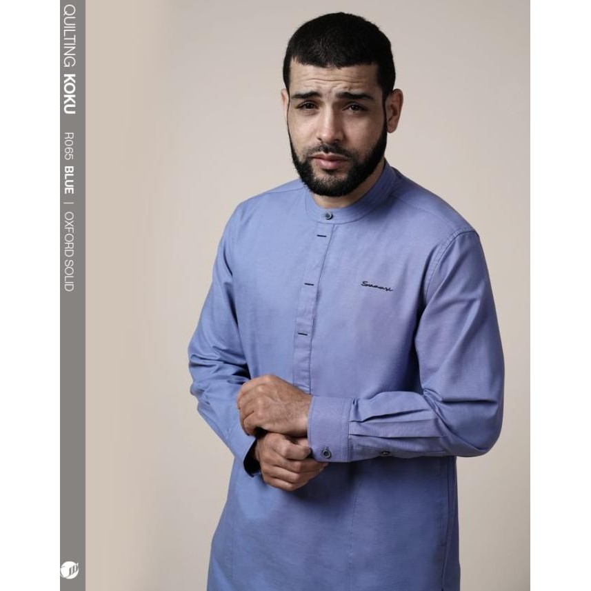 Samase Koku Quiting R065 Koko Kurta Baju Pria Dewasa Lengan Panjang Astridstore4