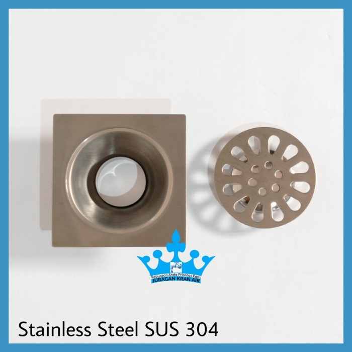 Floor Drain Stainless Saringan Got Lantai Saluran air Kamar Mandi