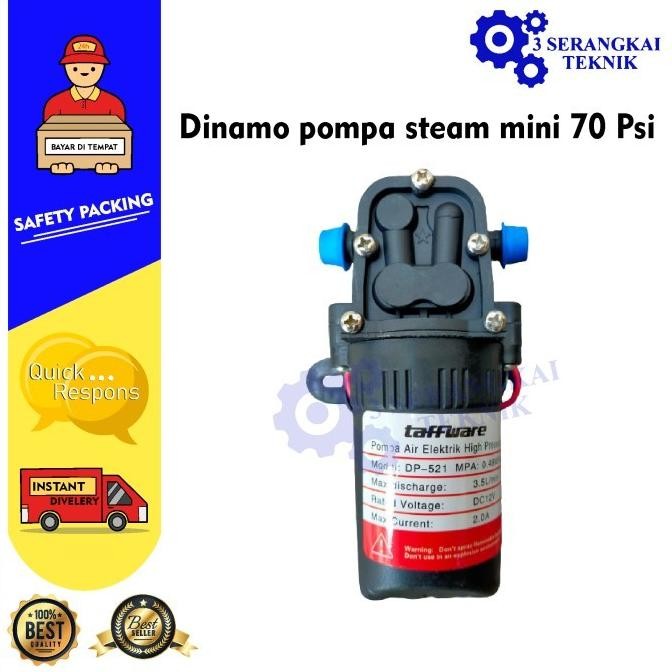 Ori - Dinamo pompa steam mini 70 Psi Termurah