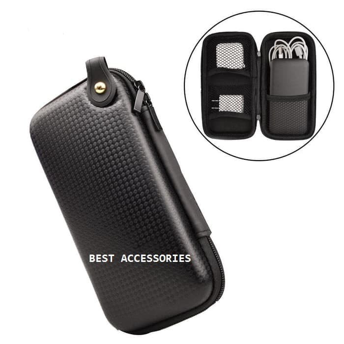 ASLI POUCH TRAVEL BAG ORGANIZER KABEL CHARGER VAPE POD POWER TAS SHOCKPROOF KODE 714