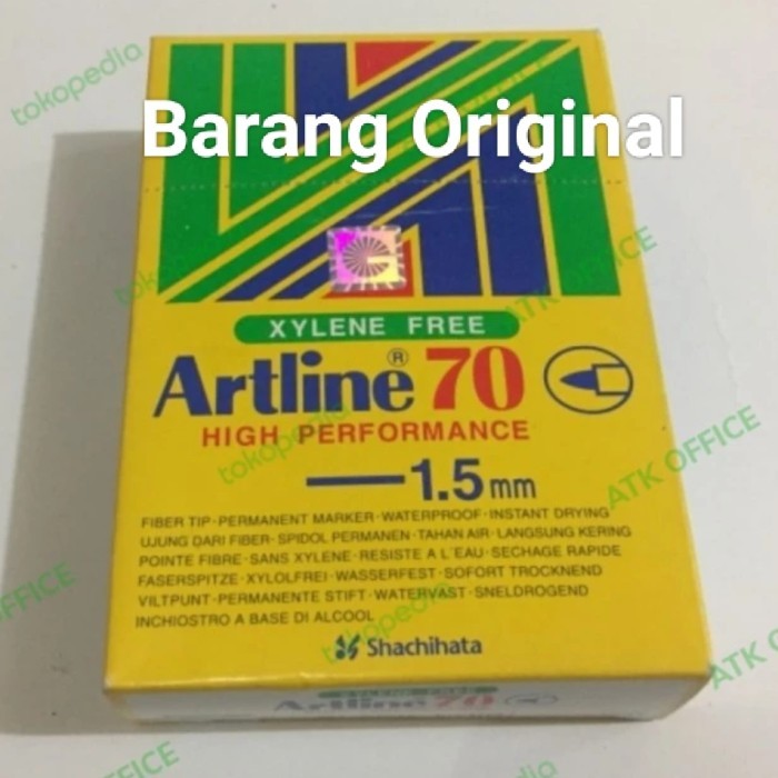 

Spidol Artline 70 permanent Sedus (12pcs) Spidol Permanen Marker