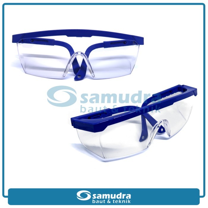 Terlaris Kacamata Clear Bening Kaca Mata Gerinda Kerja Safety Glasses Gurinda Good Quality