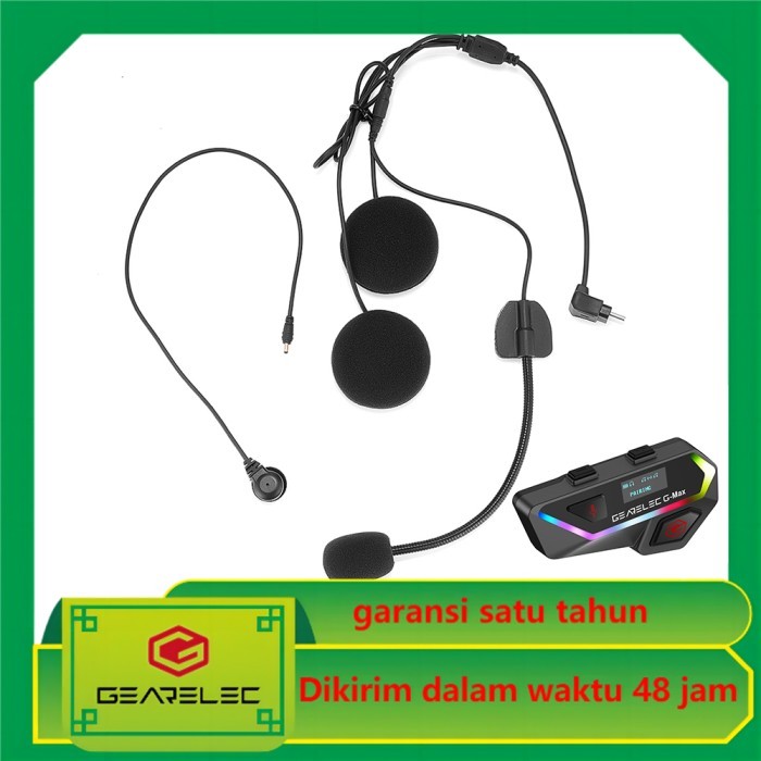 Untuk G-MAX Motor Helm Bluetooth Headset Pengganti Speaker Mic Set