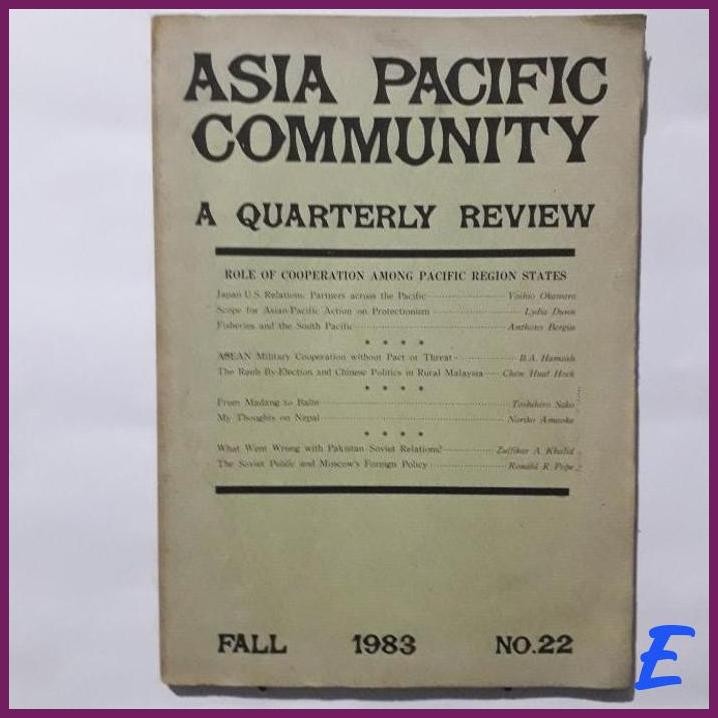 

| BCG | JURNAL ASIA PACIFIC COMMUNITY NO 22 1983