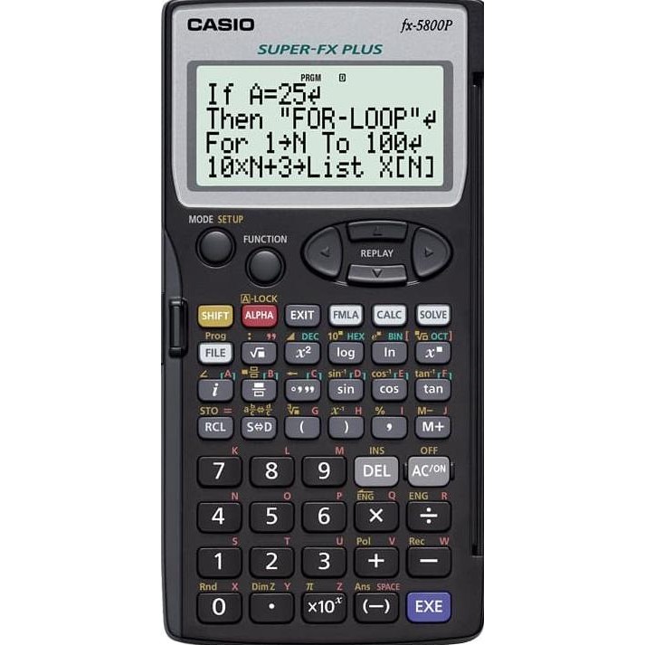 

Casio Calculator Scientific FX 5800 P