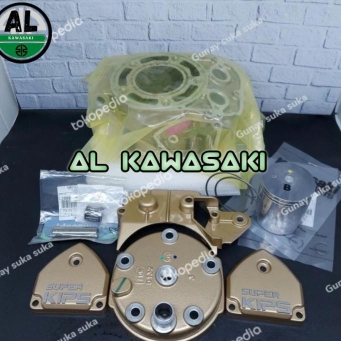 blok gold pdk head pdk set piston kit ninja r rr ss original thailan