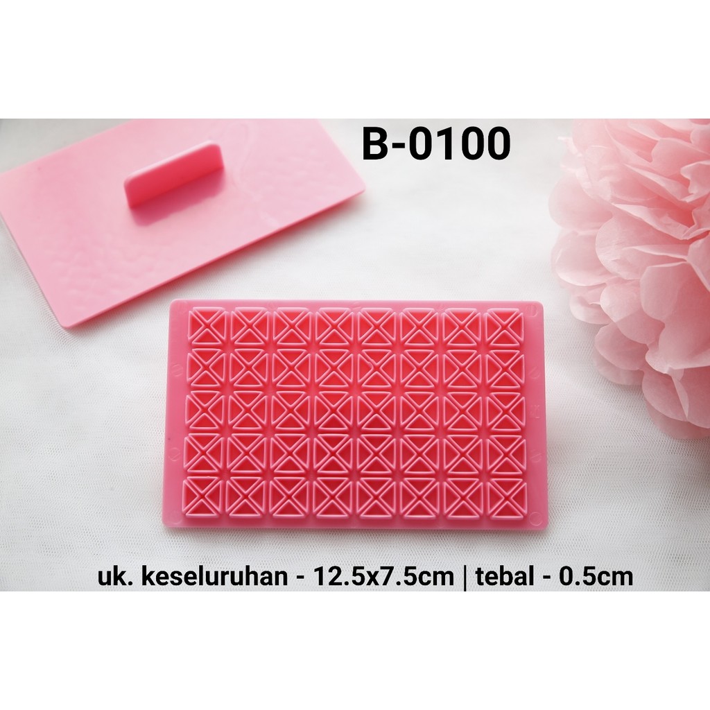 B-0100 Embosser fondant stamp motif fondant cake cupcake cookie mold (CUTTER)