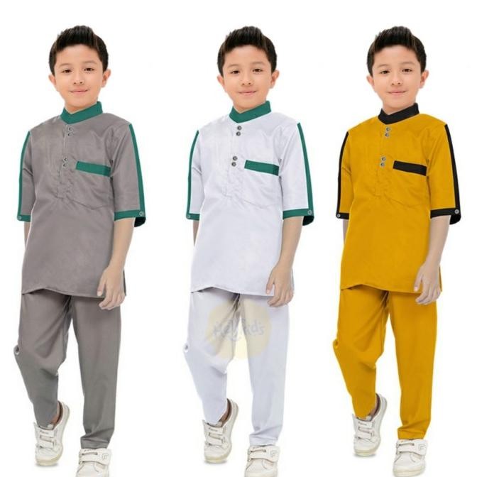 Setelan Koko Anak Zaka 2 - 12 Tahun - Baju Koko Anak Laki Laki Original