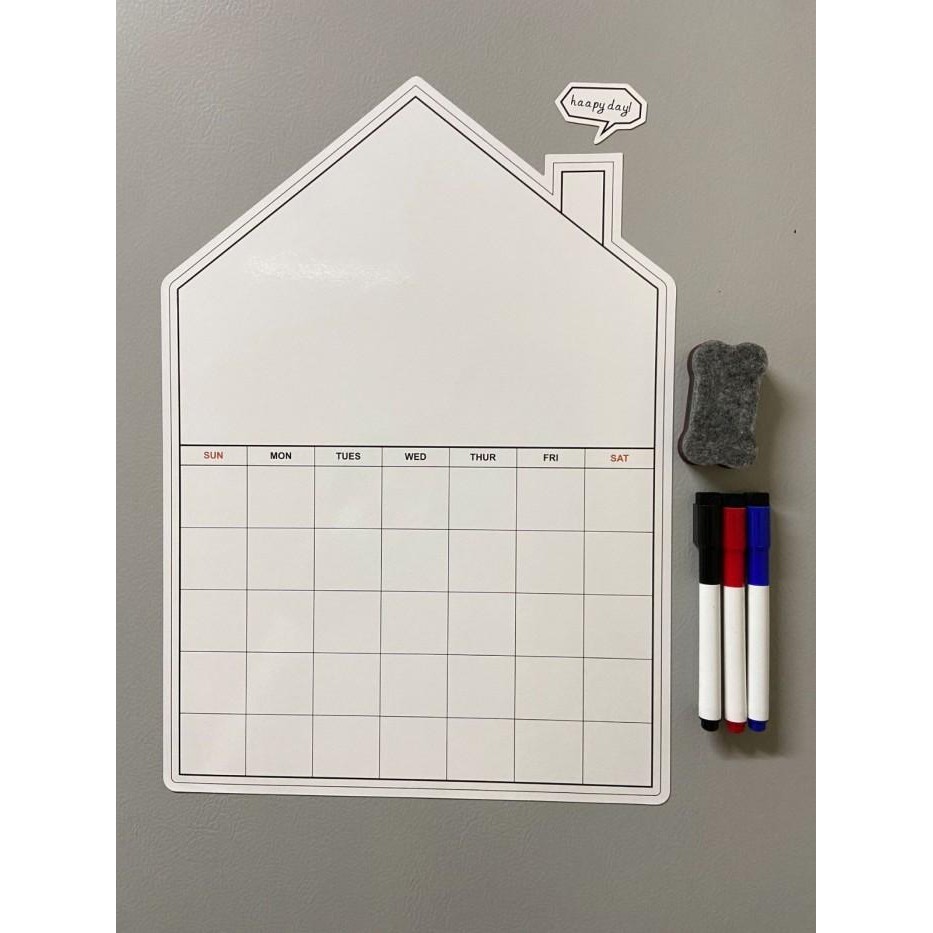

New 100% Originalll Magnetic Whiteboard Refrigerator Kertas Jadwal Kalender Magnet Kulkas Termurah Best Quality Asli 100% Original