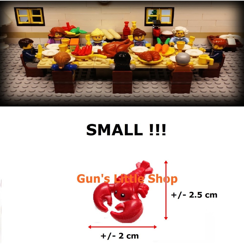 Mini Character - Accessories Lobster Crawfish Crayfish udang laut loose