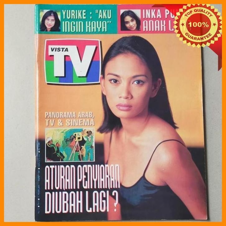 (LAMAI) MAJALAH VISTA TV FEBRUARI 1997 : COVER DIAN NITAMI - ADA DEWA 19