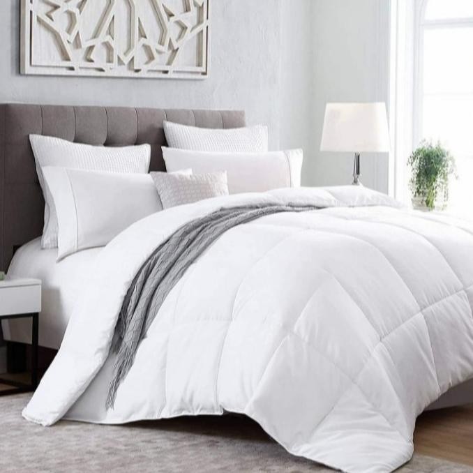 Promo Bedcover Only Polos Putih Microtex