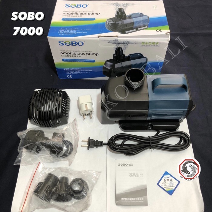 MESIN POMPA CELUP KOLAM IKAN - SOBO BO 7000 KOLAM IKAN KOI
