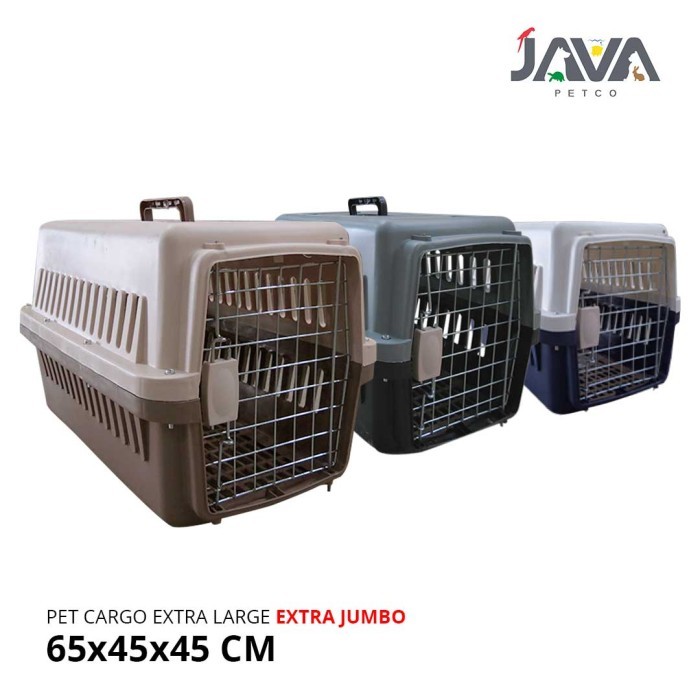 Pet Cargo Extra Large EXTRA JUMBO 65x45x45 - Pet Cargo Kucing/Kelinci