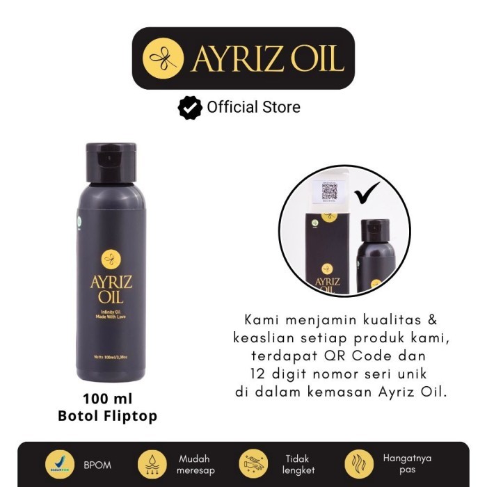 AYRIZ OIL 100ML MINYAK TERAPI HERBAL , MINYAK TERAPI ORIGINAL