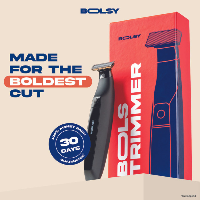 Bolsy Bols & Body Trimmer Alat Cukur Bulu Kemaluan, Bulu Badan Pria & Area Sensitif