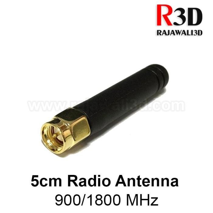 Radio Antenna 5cm 900-1800Mhz GSM Gprs Male Straight