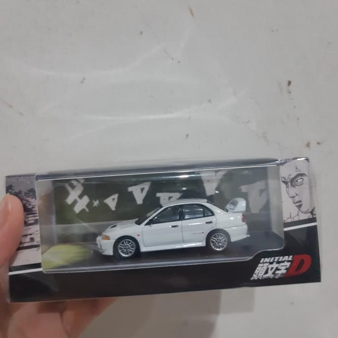 Hobby japan mitsubishi lancer rs evolution 4 white initial d