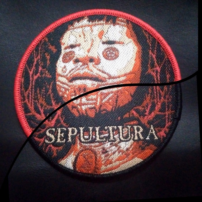 Patch emblem woven Sepultura - Roots