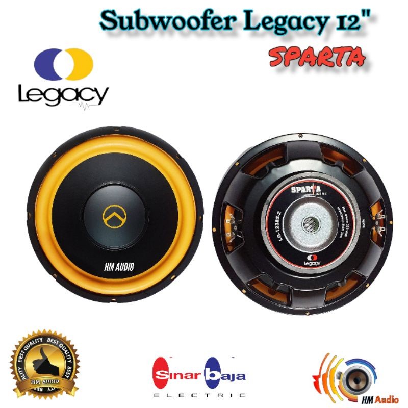 Speaker Legacy 12 inch Sparta original Subwoofer Legacy sparta 12385-2 Doublecoil
