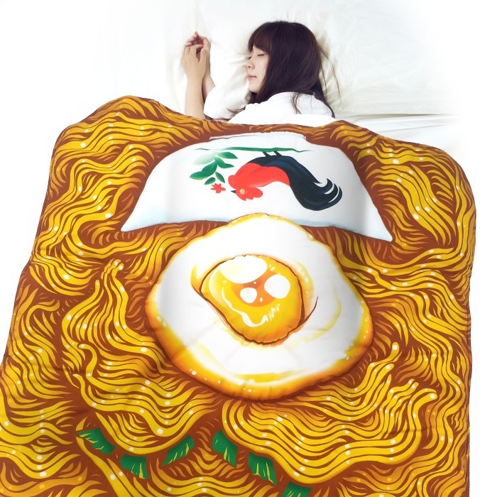 Selimut Dewasa Igor Mie Goreng Instan Telur Mi Telor Telur Ceplok