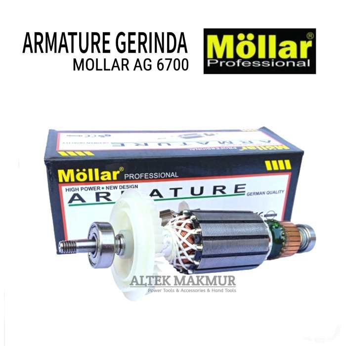 #@#@#@#@] Armature Gerinda Mollar AG6700 / Angker Dinamo Rotor Gurinda AG 6700