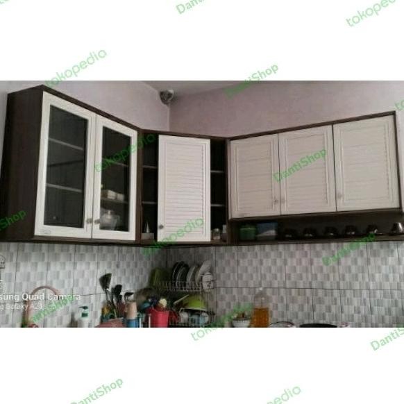 Kitchen Set Atas 6 Pintu L / Lemari Gantung / Rak Gantung Dapur 490 Deninatalia12