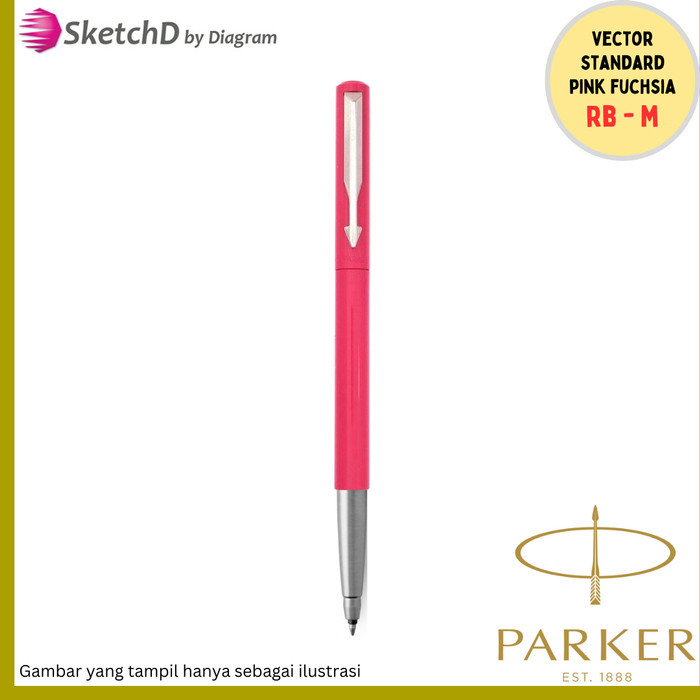 

Parker Vector Standard Fuchsia Pink RB - Rollerball
