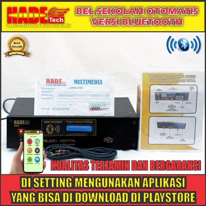 Bel Sekolah Otomatis Seting Android Tanpa Amplifier