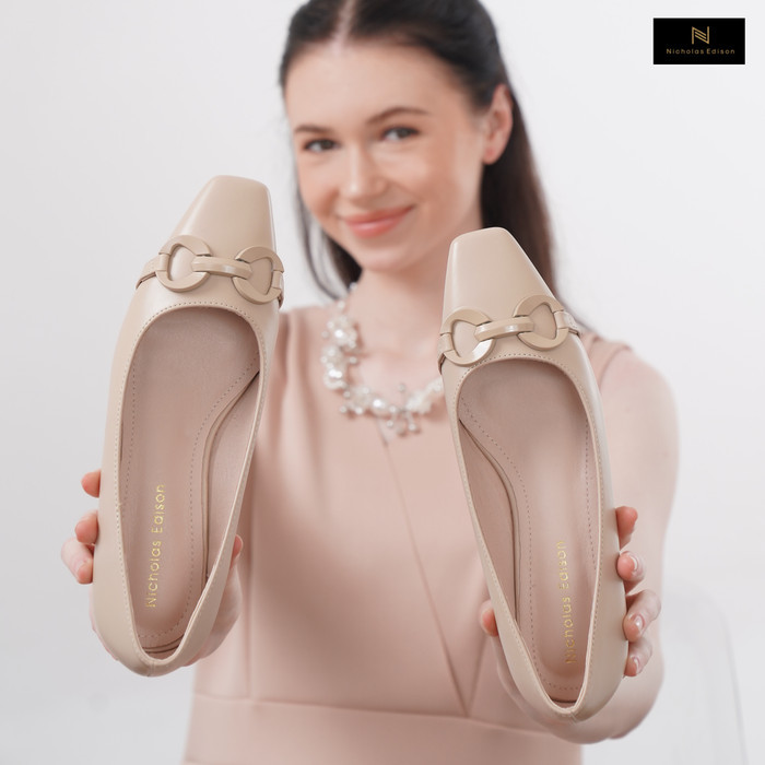 Nicholas Edison Heel Naomi Sepatu Heels Kerja Block Heels Terbaru