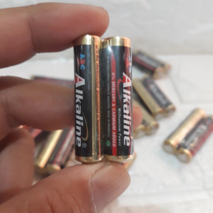 NEW BATERAI ABC ALKALINE A3 BATU BATRE BATTERY ALKALINE AAA KODE 1293