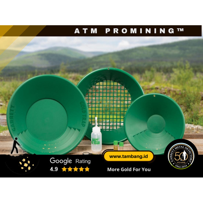 BIG SALE ALAT TAMBANG - SET DULANG EMAS KOMPLIT - ORI - MADE IN USA. KODE 1339